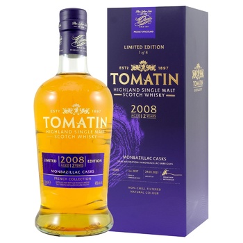 Tomatin French Collection Monbazillac 12yo Whisky 46% 0.7l