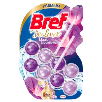 Блок для унитаза Bref DeLuxe Чарующий лунный цветок 2х50г - купить, цены на Auchan - фото 1