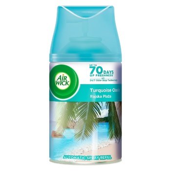 Баллон сменный аэрозольный Air Wick Freshmatic Life Scents Голубая лагуна 250мл - купить, цены на МегаМаркет - фото 1