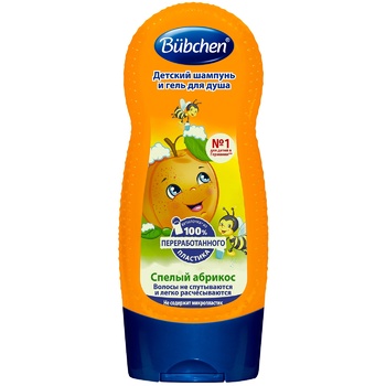 Bubchen Ripe Apricot Shampoo-Gel for Children 230ml - buy, prices for Tavria V - photo 1