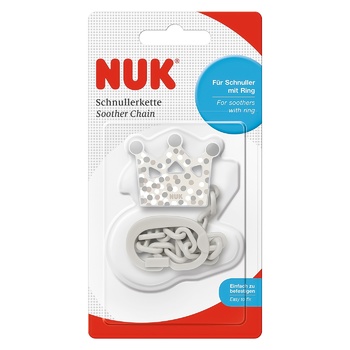Nuk New Clip with Pacifier Chain - buy, prices for - photo 1