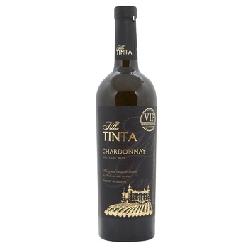 Вино Villa Tinta Chardonnay белое сухое 11-12% 0,75л - купить, цены на WINETIME - фото 1