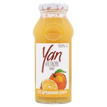 Yan Sugar-Free Orange Juice 250ml - buy, prices for WINETIME - photo 1