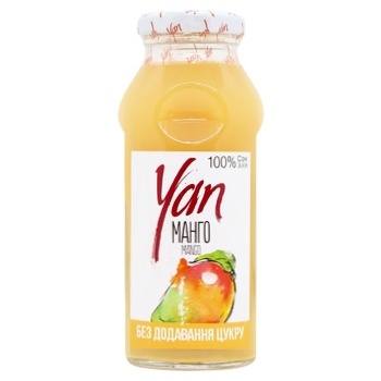 Yan Sugar-Free Mango Juice 250ml - buy, prices for WINETIME - photo 1