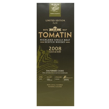 Віскі Tomatin French Collection Sauternes 12 років 46% 0,7л - купити, ціни на - фото 5