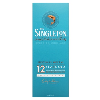 Віскі Singleton 12 років 40% 0,7л - купити, ціни на - фото 3