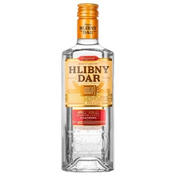 Hlibny Dar Classic Vodka 40% 250ml - buy, prices for Za Raz - photo 1