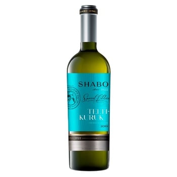 Shabo Special Edition Telti-Kuruk White Dry Wine 11.9% 0.75l - buy, prices for - photo 1