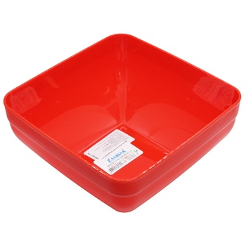 Zambak Plastik Plastic Square Bowl 2500ml - buy, prices for MegaMarket - photo 5