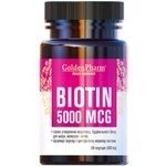 Капсулы Golden Pharm Биотин 5000 MCG 60шт