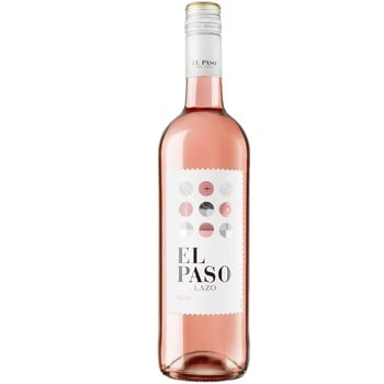 Вино El Paso del Lazo Rose розовое сухое 12,5% 0,75л - купить, цены на Auchan - фото 1