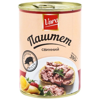 pate varo pork 390g