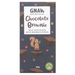 Gnaw Milk Chocolate with Brownie Pieces 100g