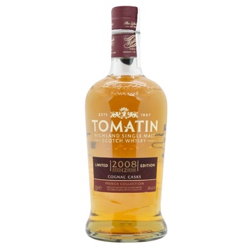 Tomatin French Collection Cognac 12yo Whisky 46% 0.7l - buy, prices for WINETIME - photo 2