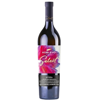 Koblevo Riviera Select Red Semisweet Wine 9.5-13% 0.75l - buy, prices for Auchan - photo 1