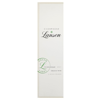 Шампанське Lanson Le Green Label Organic біле брют 12,5% 0,75л - купити, ціни на - фото 2