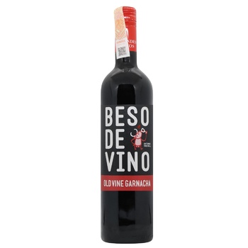 Beso de Vino Old Vine Garnacha Red Dry Wine 14% 0.75l - buy, prices for - photo 1