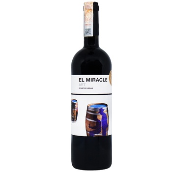 Вино Vicente Gandia El Miracle Art красное сухое 13% 0,75л - купить, цены на Auchan - фото 1