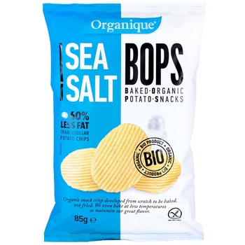 Organique Potato Snacks with Sea Salt 85g - buy, prices for Auchan - photo 1