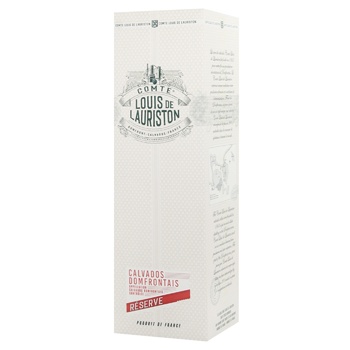 Comte Louis de Lauriston Reserve Calvados 42% 0.7l - buy, prices for - photo 5