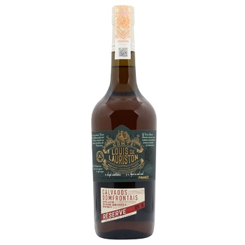 Comte Louis de Lauriston Reserve Calvados 42% 0.7l - buy, prices for - photo 4