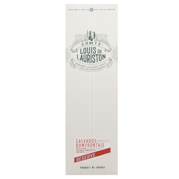 Comte Louis de Lauriston Reserve Calvados 42% 0.7l - buy, prices for - photo 3