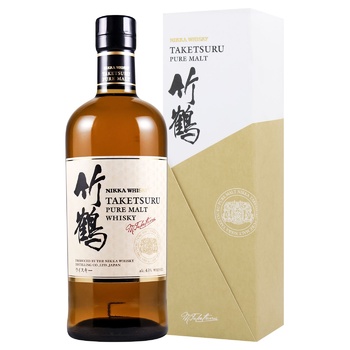 Віскі Nikka Taketsuru Pure Malt 43% 0,7л - купити, ціни на МегаМаркет - фото 1