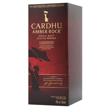 Віскі Cardhu Amber Rock 40% 0,7л - купити, ціни на - фото 4