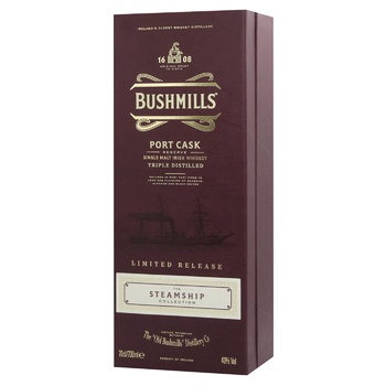 Виски Bushmills Steamship Port Cask 40% 0,7л - купить, цены на - фото 4