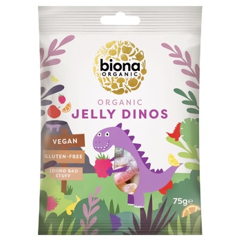 Biona Organic Jelly Dinos Jelly Candies on Sticks 75g - buy, prices for WINETIME - photo 1