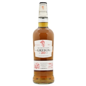 Greign 20yo Whiskey 40% 0.7l - buy, prices for - photo 2