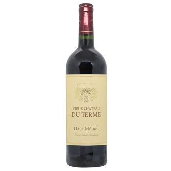 Chateau du Terme Vieux Red Dry Wine 13.5% 0.75l - buy, prices for - photo 1