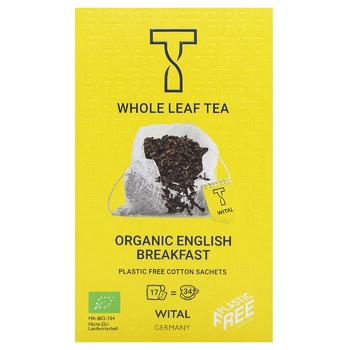 Wital English Breakfast Organic Black Tea 17pcs x 2.5g - buy, prices for WINETIME - photo 2