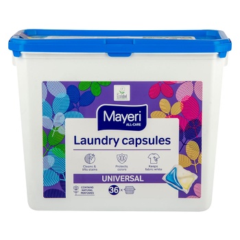 Mayeri Universal Capsules for Washing 36pcs - buy, prices for Vostorg - photo 1