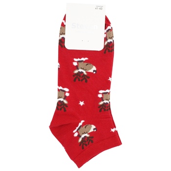 Steven Red Men's Socks 41-43s - buy, prices for - photo 1