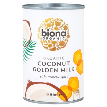 Молоко Biona Organic кокосове з куркумою 230г