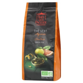 Thes De La Pagode Citrus Fruits Green Tea 100g - buy, prices for WINETIME - photo 1