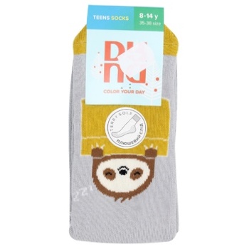 Duna Light Gray Children's Socks 22-24s - buy, prices for - photo 1