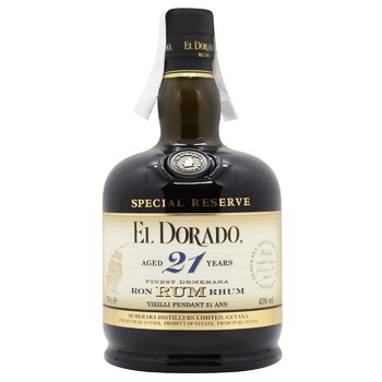 El Dorado 21yo Rum 43% 0.7l - buy, prices for ULTRAMARKET - photo 3