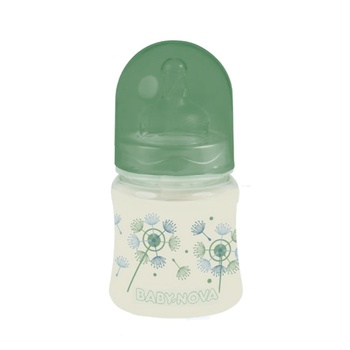 Бутылочка Baby-Nova Decor Green с широким горлышком 150мл