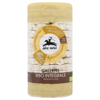 Alce Nero Organic Rice Crispbread 100g - buy, prices for WINETIME - photo 1