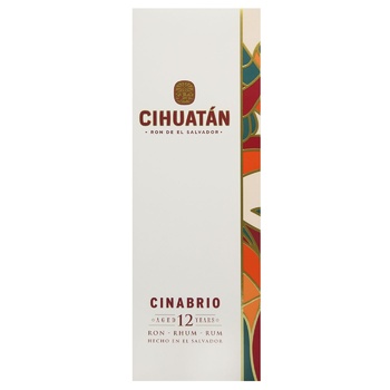 Cihuatan Cinabrio 12yo Rum 40% 0.7l - buy, prices for WINETIME - photo 2