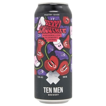 Пиво Ten Men Berry Smoothie MBR полутемное нефильтрованное 7,5% 0,5л