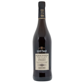 Херес Emilio Lustau Amontillado de Sanlucar белый сухой 17,5% 0,5л - купить, цены на WINETIME - фото 1