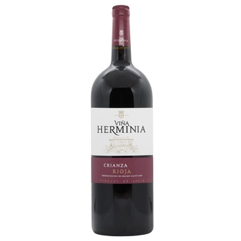 Вино Vina Herminia Crianza червоне сухе 14% 1,5л - купити, ціни на WINETIME - фото 1