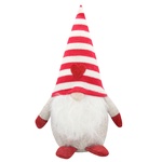 Gisela Graham Gnome in Striped Hat Christmas Statuette