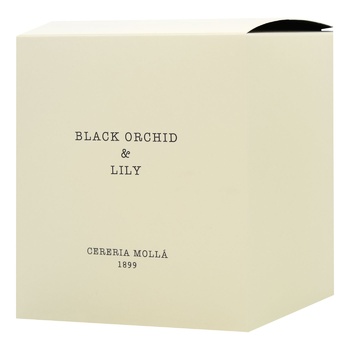 Свеча ароматическая Cereria Molla Premium Black Orchid & Lily 600г - купить, цены на WINETIME - фото 1