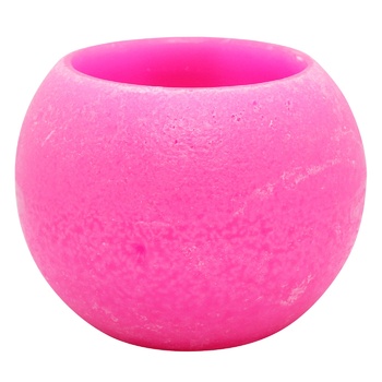 Cereria Molla Esfera Flotante Hueca Pink Candlestick 15cm - buy, prices for WINETIME - photo 1