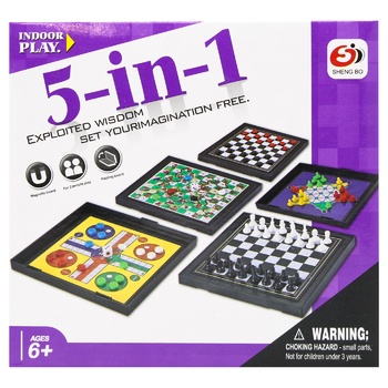 Children's Board Game 5 in 1 - buy, prices for - photo 2