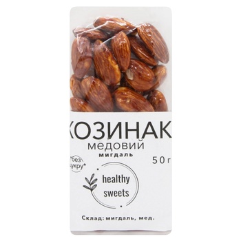 Козинак Healthy Sweets Мигдаль медовий 50г - купити, ціни на - фото 1